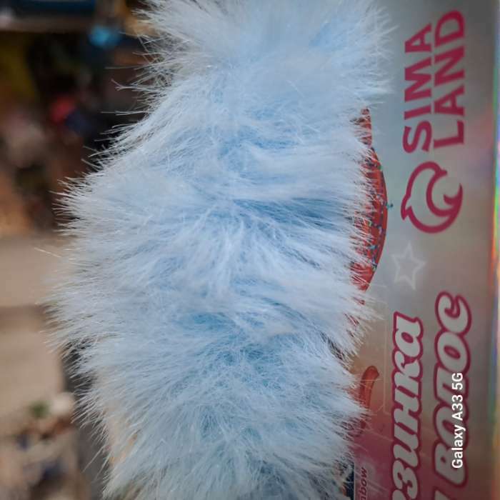 Фотография покупателя товара Резинка для волос, голубая,пушистая "Блум", WINX - Фото 1