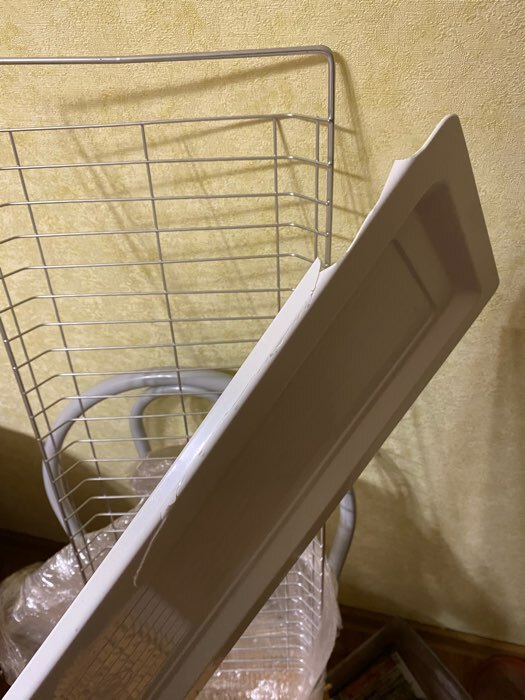 Фотография покупателя товара Комплект посудосушителей с поддоном для шкафа 80 см, 76,5×25,6 см, цвет хром - Фото 7