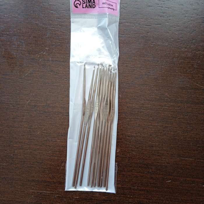 Фотография покупателя товара Набор крючков для вязания, d = 1-1,9 мм, 12 см, 10 шт