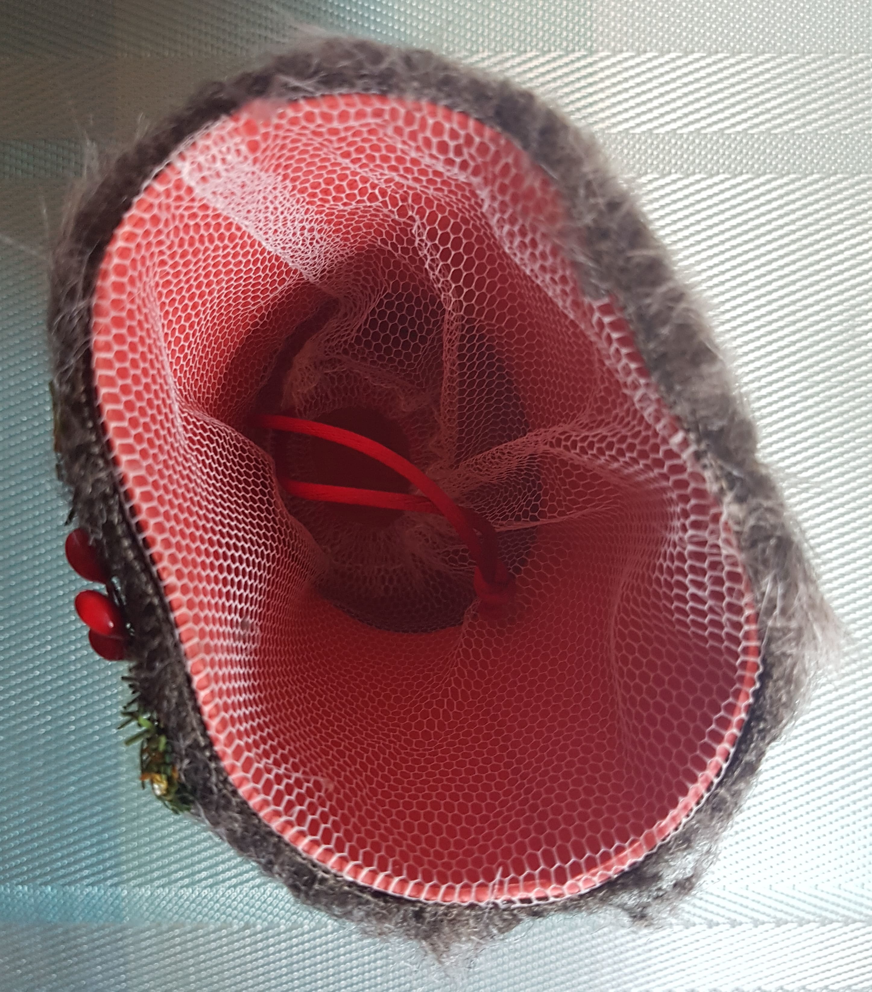 Фотография покупателя товара Конфетница «Сапожок», с бантиком, на завязках, вместимость 400 г, цвет красный - Фото 1