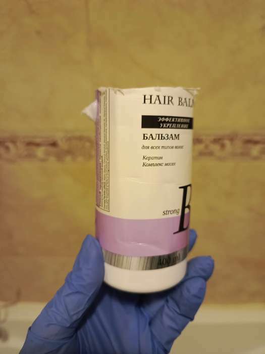 Фотография покупателя товара Бальзам для волос "Укрепление", 400мл - Фото 1