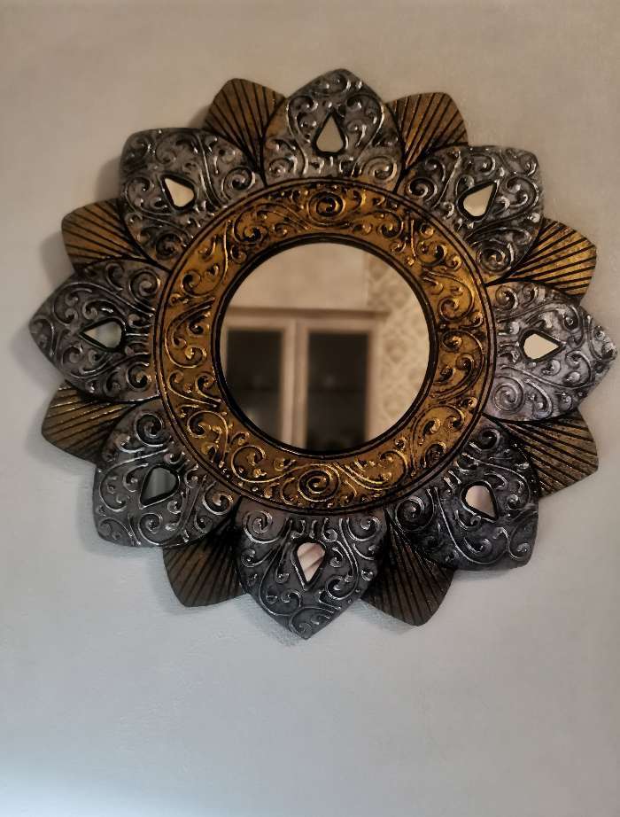 Фотография покупателя товара Панно зеркальное "Цветок" 40х1х40 см - Фото 2