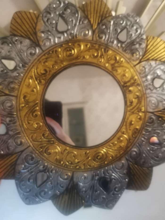 Фотография покупателя товара Панно зеркальное "Цветок" 40х1х40 см - Фото 1