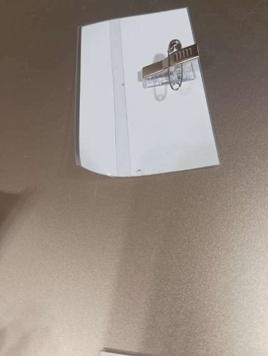 Фотография покупателя товара Бейдж-карман Calligrata горизонтальный, 30 мкр, (внешний 88 х 55 мм), внутренний 88 х 53 мм, с зажимом и булавкой - Фото 2