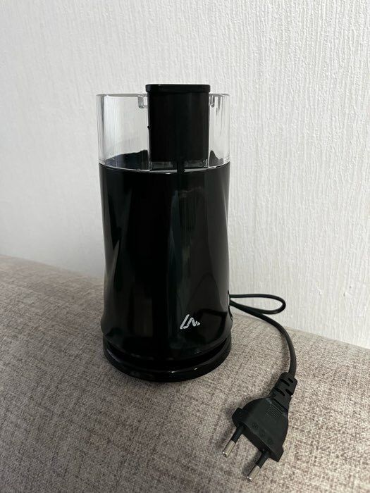 Фотография покупателя товара Кофемолка электрическая Luazon LCG-02, 120 Вт, 80 г, черная
