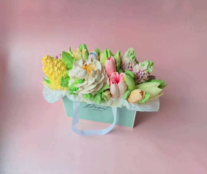 Фотография покупателя товара Переноска для цветов складная «Тиффани», 17 × 13 × 7 см - Фото 1