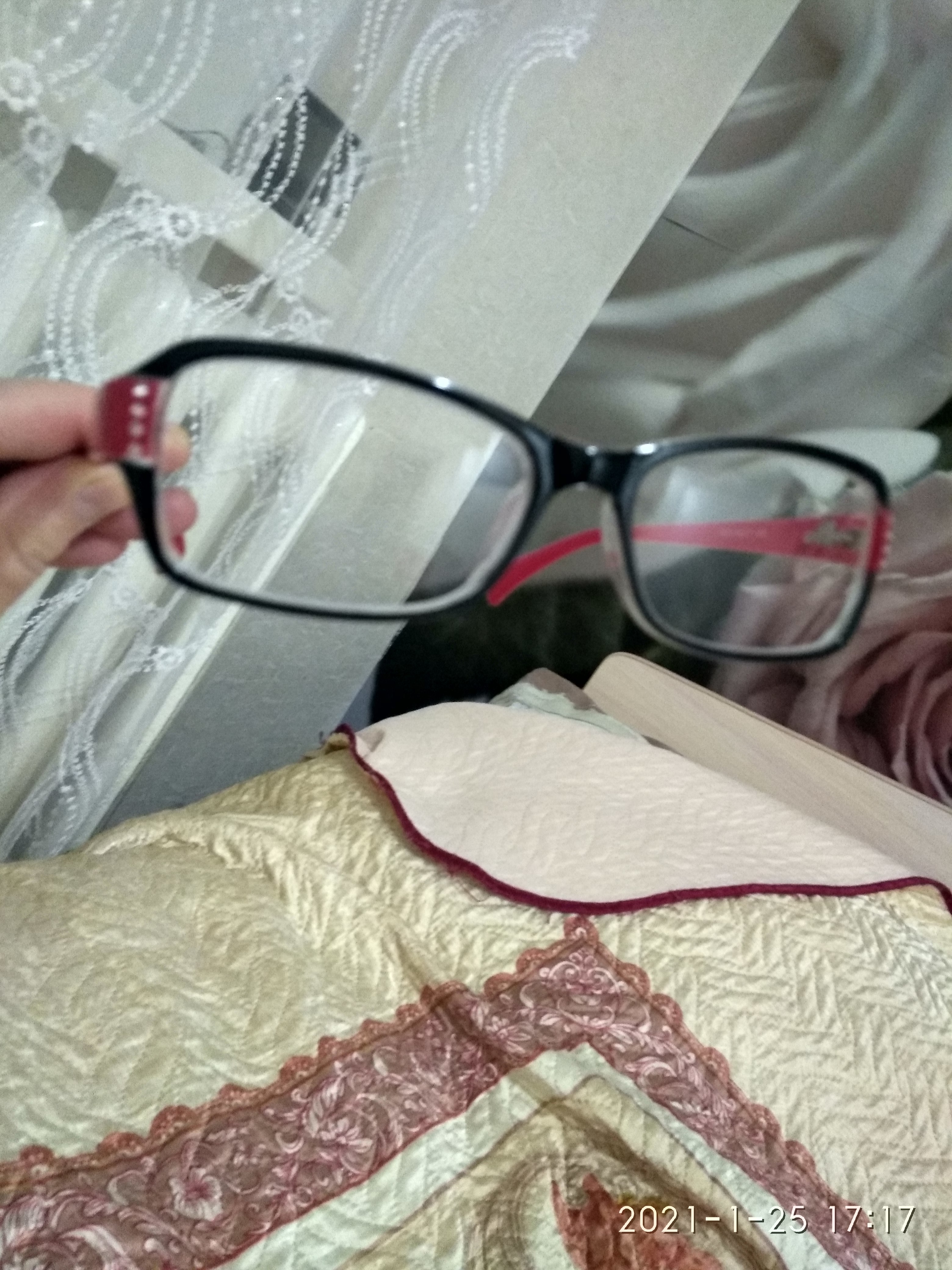 Фотография покупателя товара Готовые очки Восток 1320, цвет красный, -1,5 - Фото 1