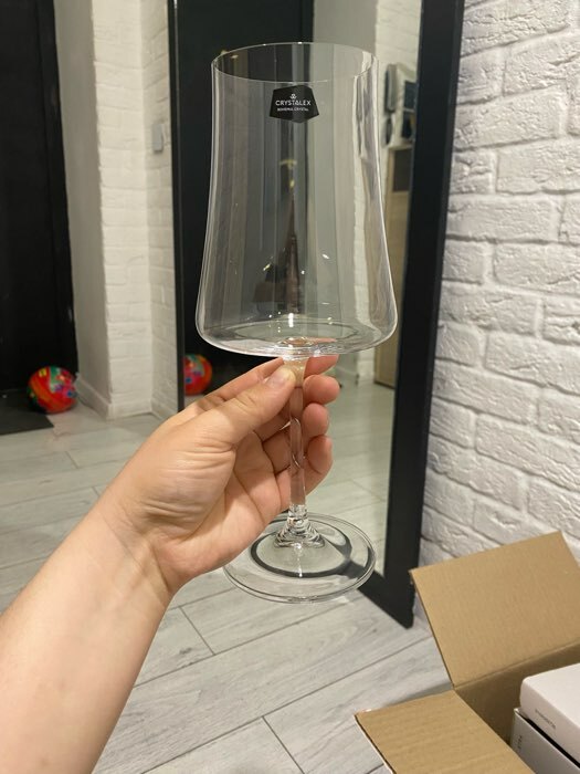 Фотография покупателя товара Набор бокалов для вина Bohemia Crystal «Экстра», 560 мл, 6 шт - Фото 2