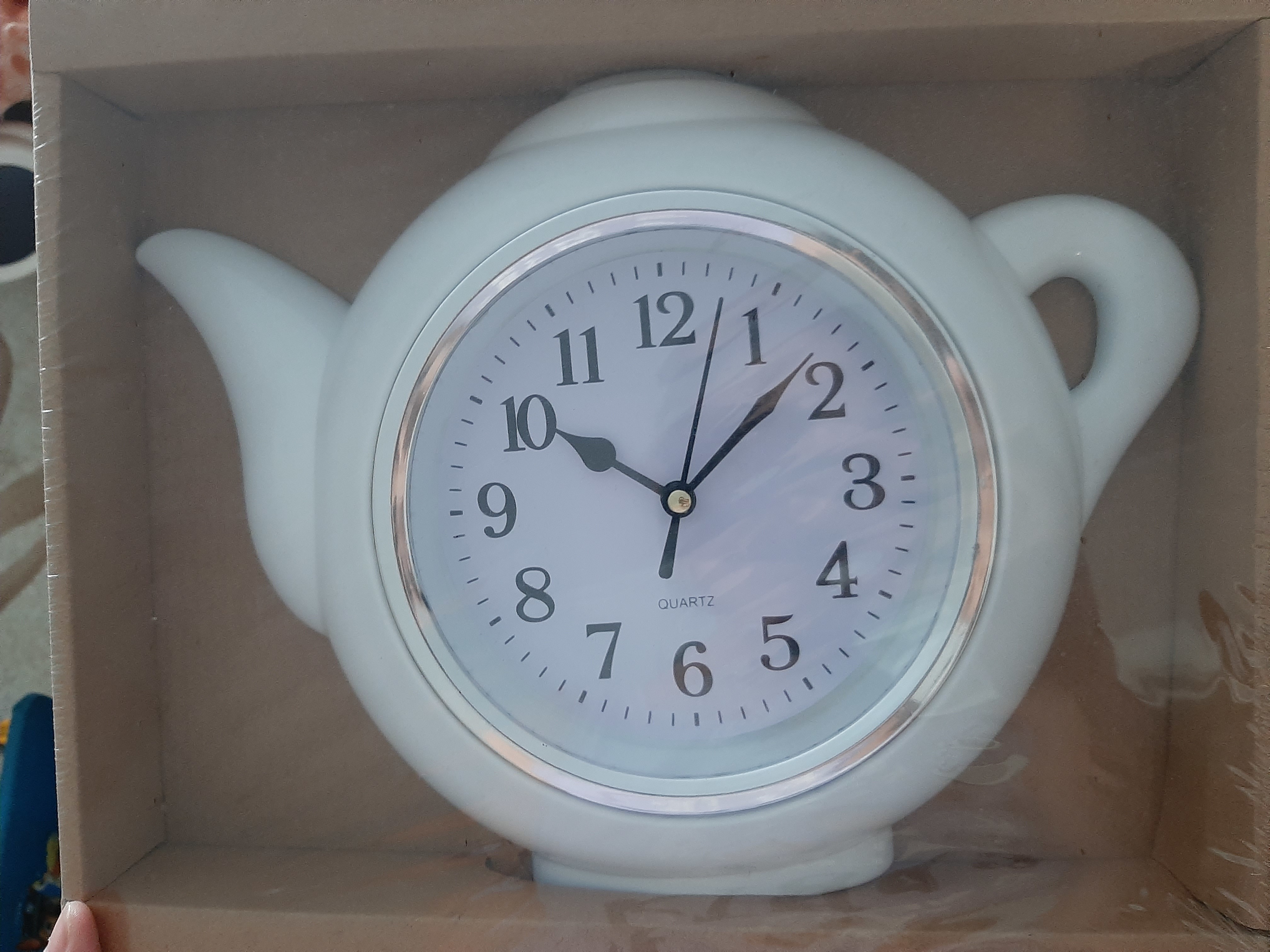 Фотография покупателя товара Часы настенные, серия: Кухня, "Чайник", дискретный ход,  d-13 см, 30 х 23 см