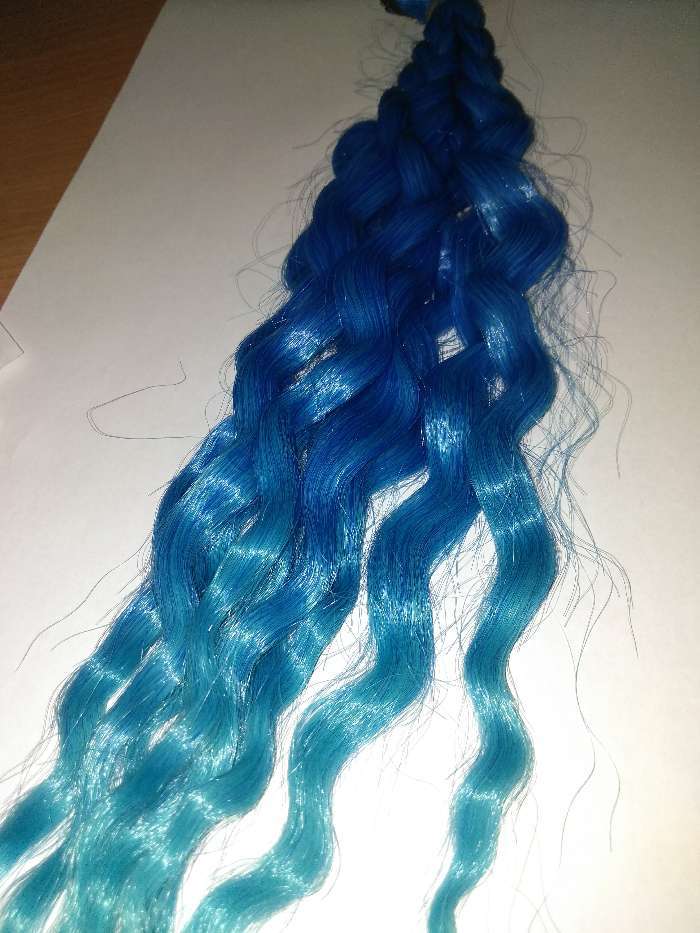 Фотография покупателя товара Волосы - тресс для кукол «Волны» длина волос: 25 см, ширина: 100 см, №LSA039 - Фото 2