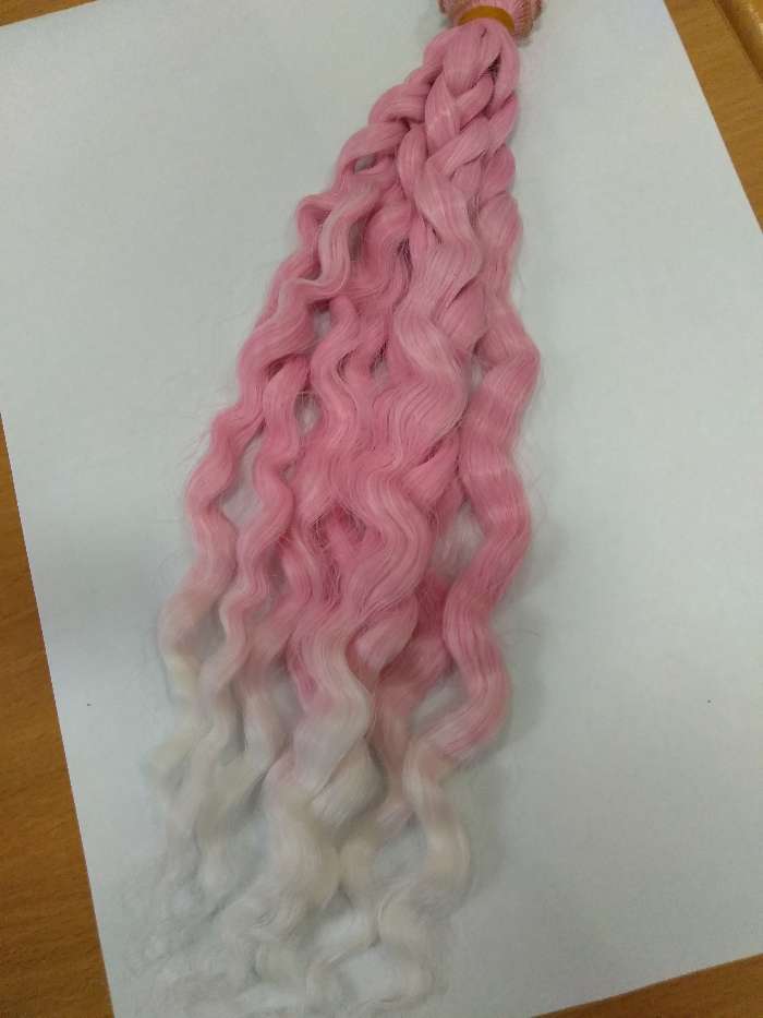 Фотография покупателя товара Волосы - тресс для кукол «Волны» длина волос: 25 см, ширина: 100 см, №LSA018 - Фото 2