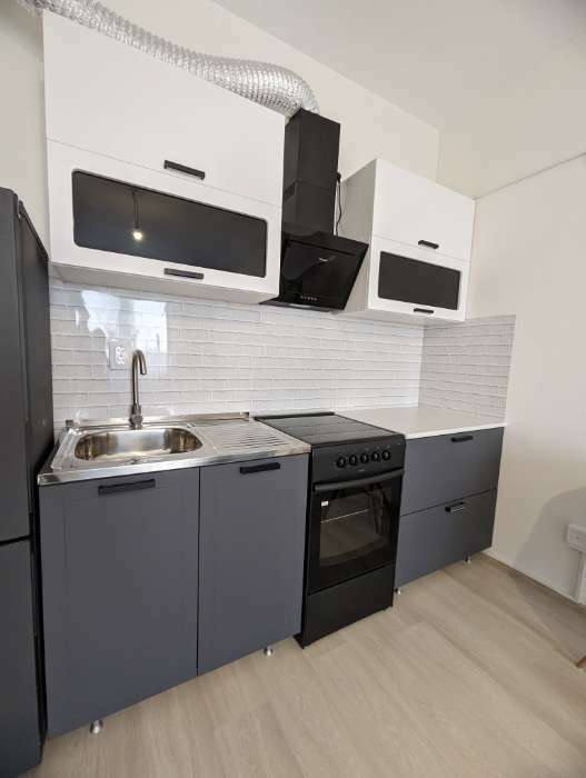 Фотография покупателя товара Кухонный гарнитур 1600 Монако, МДФ, Софт белый/Софт графит - Фото 7