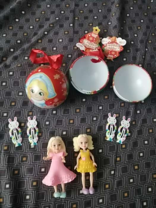 Фотография покупателя товара Игрушка-сюрприз «С Новым годом!» с куклой и заколками, МИКС