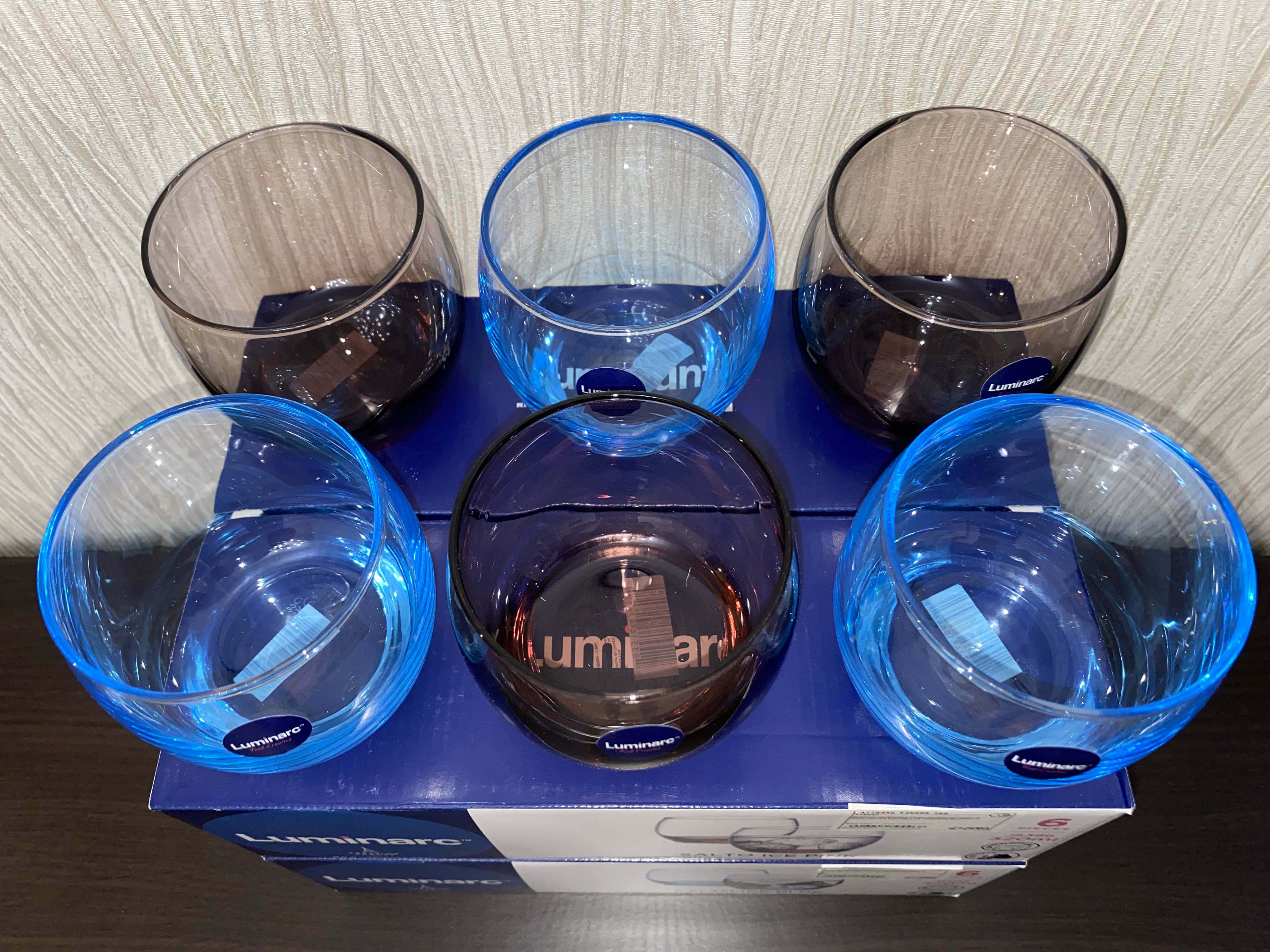 Фотография покупателя товара Стакан стеклянный низкий Luminarc SALTO, 320 мл, цвет голубой - Фото 4