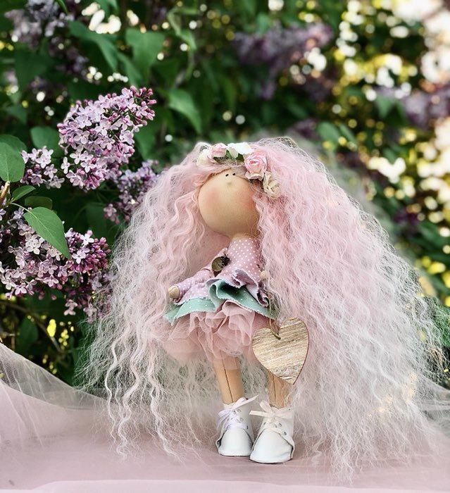Фотография покупателя товара Волосы - тресс для кукол «Волны» длина волос: 25 см, ширина: 100 см, №LSA009 - Фото 2