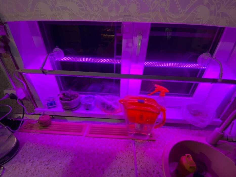 Фотография покупателя товара Подставка для светильника на присоске ULI-P и лампы LED-T8, длина 150 мм, Набор 2 ШТ, Белая