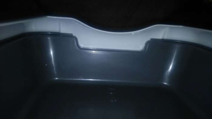 Фотография покупателя товара Туалет с бортом "Бэлла", 37 х 27 х 11,5 см, серый