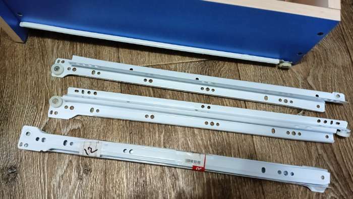 Фотография покупателя товара Роликовые направляющие 450 мм, 0.8 мм - Фото 1