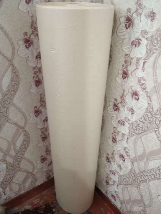 Фотография покупателя товара Бумага газетная для обёртки и упаковки, 0.84×300 м, 45 г/м² - Фото 1