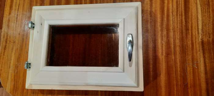 Фотография покупателя товара Окно, 30×40см, двойное стекло, тонированное, с уплотнителем, из липы