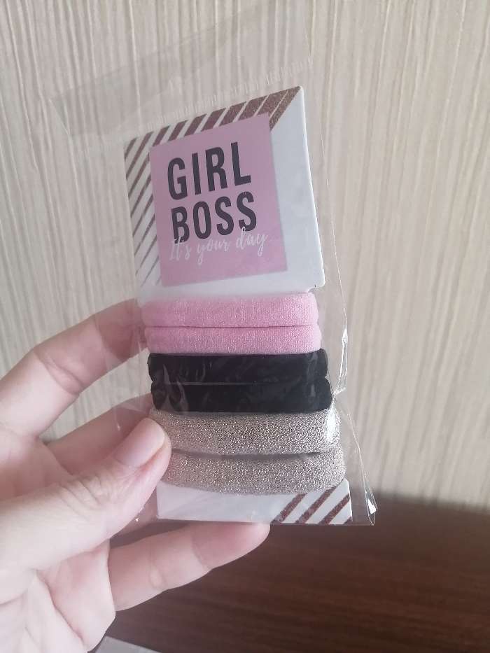 Фотография покупателя товара Набор резинок для волос «Girl Boss», 6 шт. - Фото 1