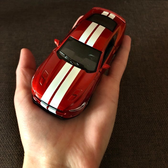 Фотография покупателя товара Машина металлическая Ford Mustang GT, 1:38, открываются двери, инерция, цвет медный - Фото 5