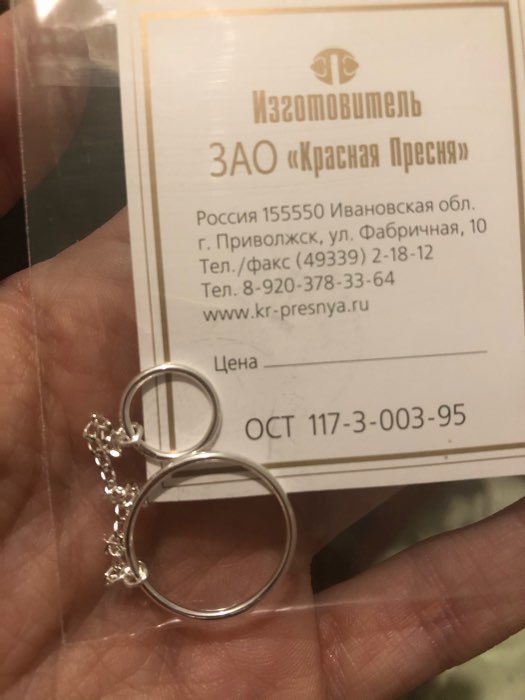 Фотография покупателя товара Подвеска «Минимал» круги, посеребрение - Фото 5