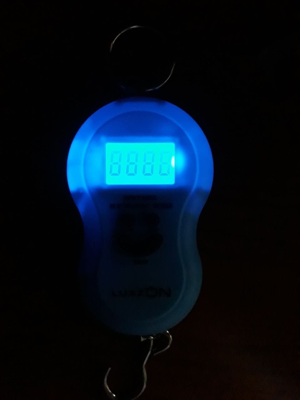 Фотография покупателя товара Весы-безмен Luazon LV-402, электронный, до 50 кг, точность до 10 г, подсветка, МИКС - Фото 4