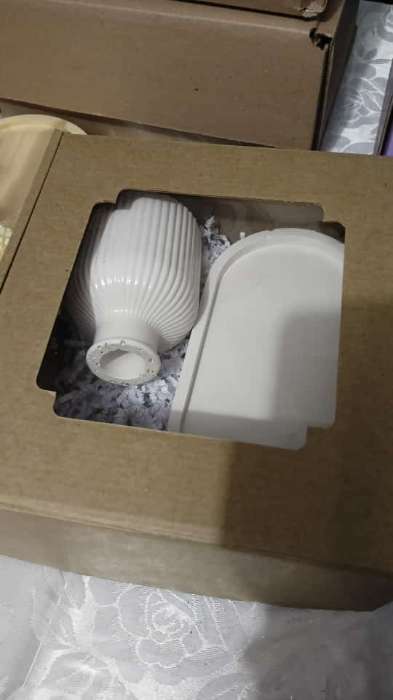 Фотография покупателя товара Коробка самосборная, с окном, крафт, 19×18×9 см - Фото 2