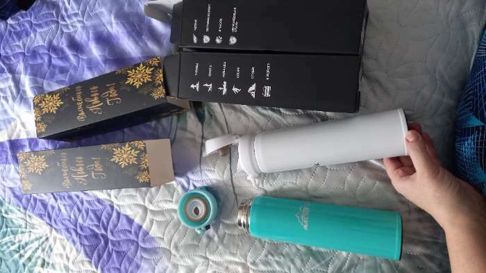 Фотография покупателя товара Термос Мастер К «Топ», 500 мл, 6.3×24.5 см, сохраняет тепло 8 ч, нержавеющая сталь, чёрный - Фото 19