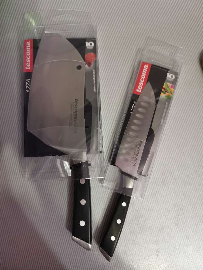 Фотография покупателя товара Нож японский Сантоку Tescoma Azza, 14 см - Фото 1