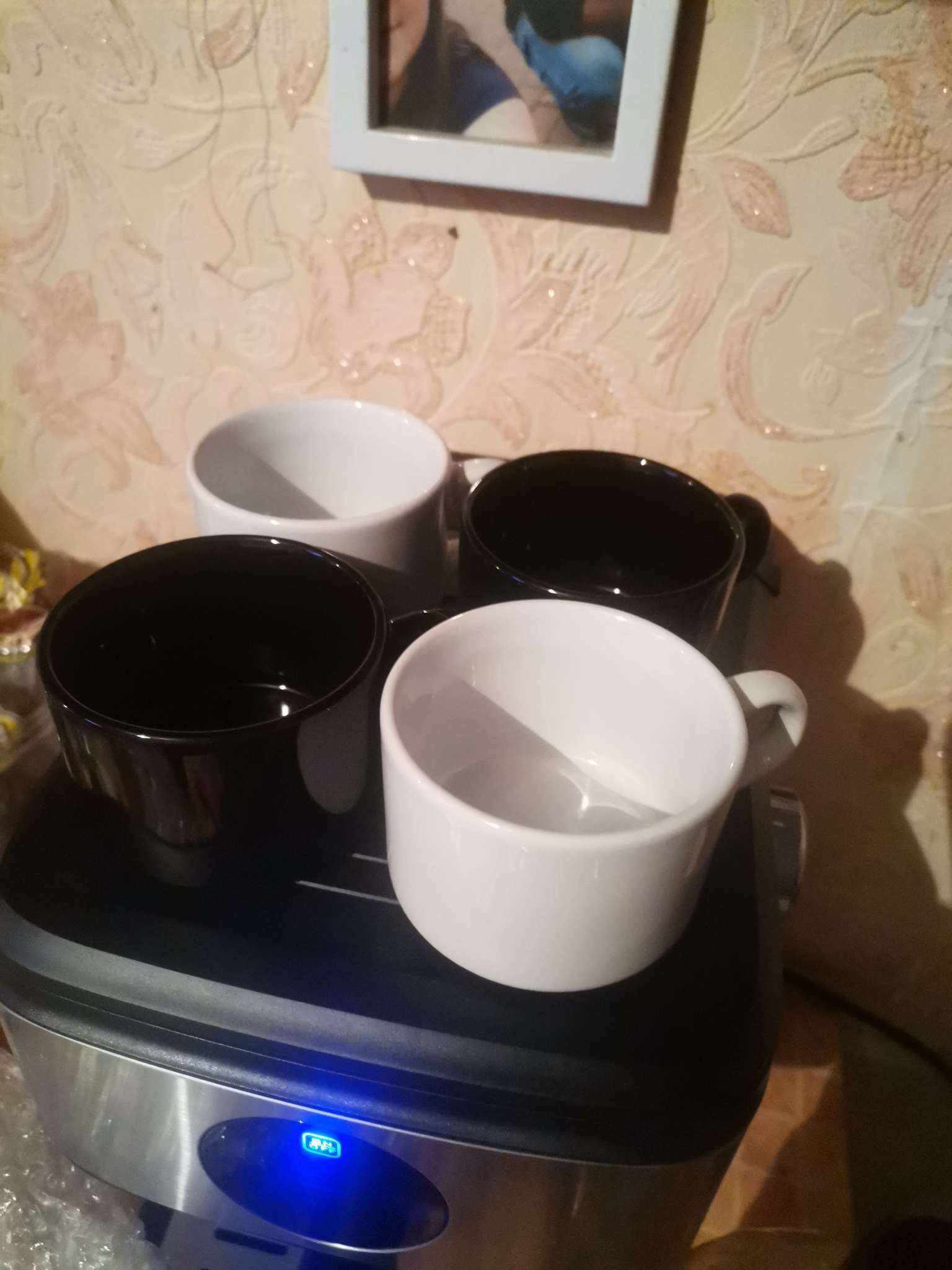 Фотография покупателя товара Кружка керамическая Доляна Coffee break, 150 мл, цвет белый - Фото 1