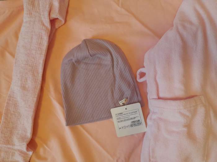 Фотография покупателя товара Шапочка для девочки Крошка, Я BASIC LINE, размер 48, цвет розовый - Фото 4