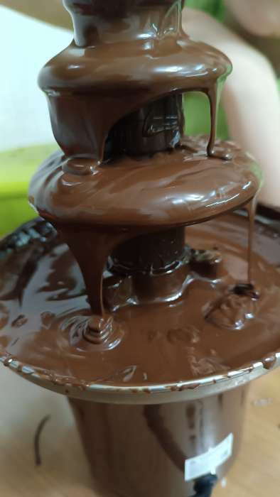 Фотография покупателя товара Шоколадный фонтан Luazon LFF-01, загрузка 0.7 кг, коричневый - Фото 2