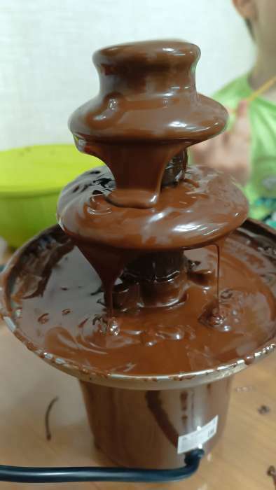 Фотография покупателя товара Шоколадный фонтан Luazon LFF-01, загрузка 0.7 кг, коричневый