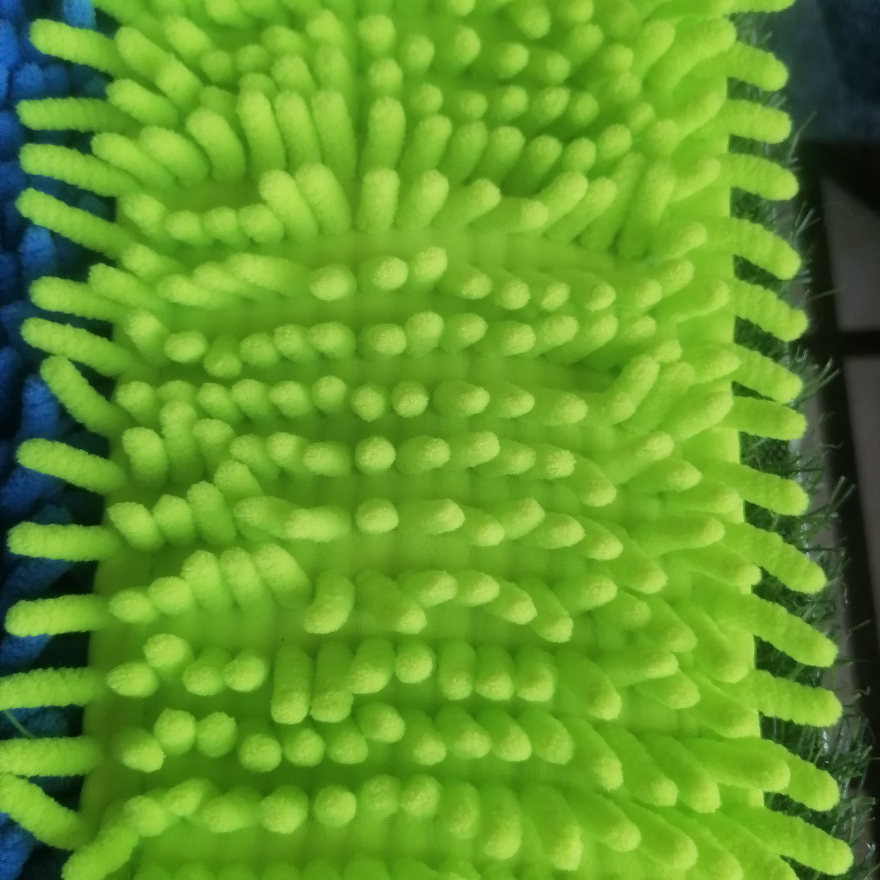 Фотография покупателя товара Насадка для плоской швабры Доляна, 43×13 см, микрофибра букли, цвет зелёный - Фото 8