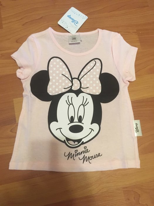 Фотография покупателя товара Футболка детская Disney "Minnie Mouse", рост 98-104 (30), розовый МИКС - Фото 2