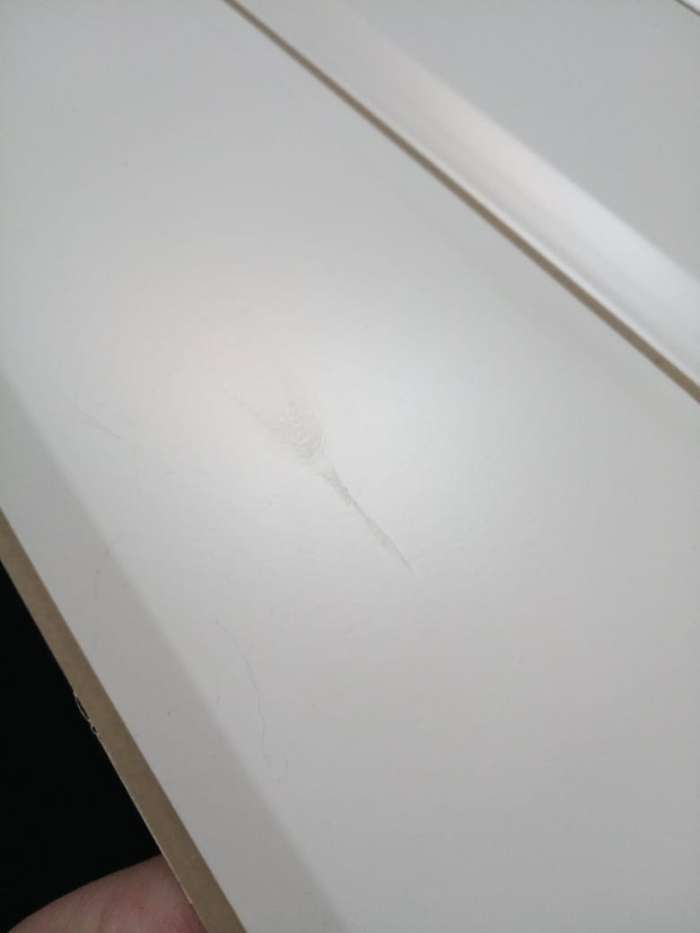 Фотография покупателя товара Панель ПВХ Плитка Белая бежевый шов 957х482 мм - Фото 9