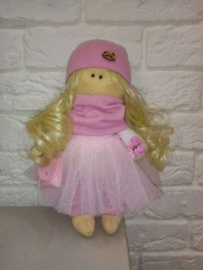 Фотография покупателя товара Набор для шитья. Интерьерная кукла «Энни», 30 см - Фото 2