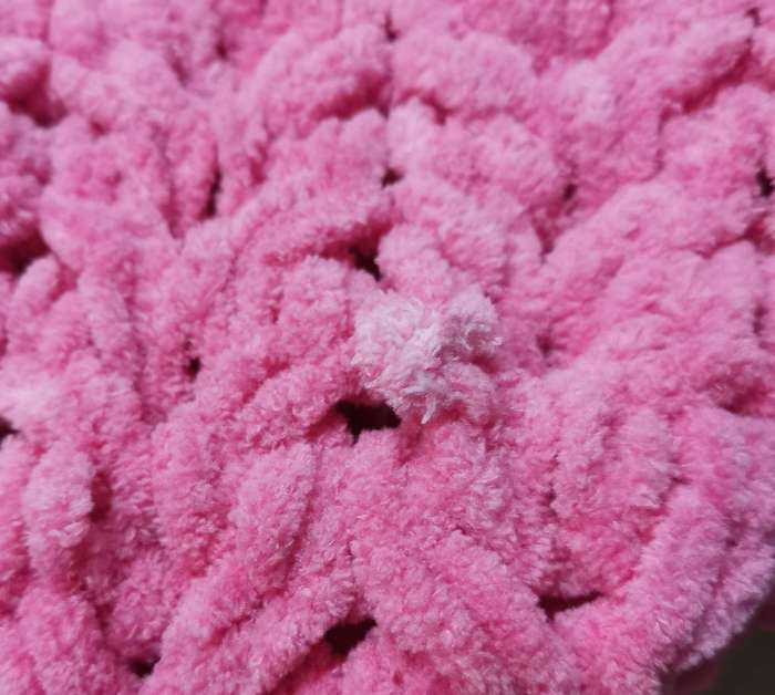 Фотография покупателя товара Пряжа "Puffy fine ombre batik" 100% микрополиэстер 73м/500г  (7279 яр.розовый)