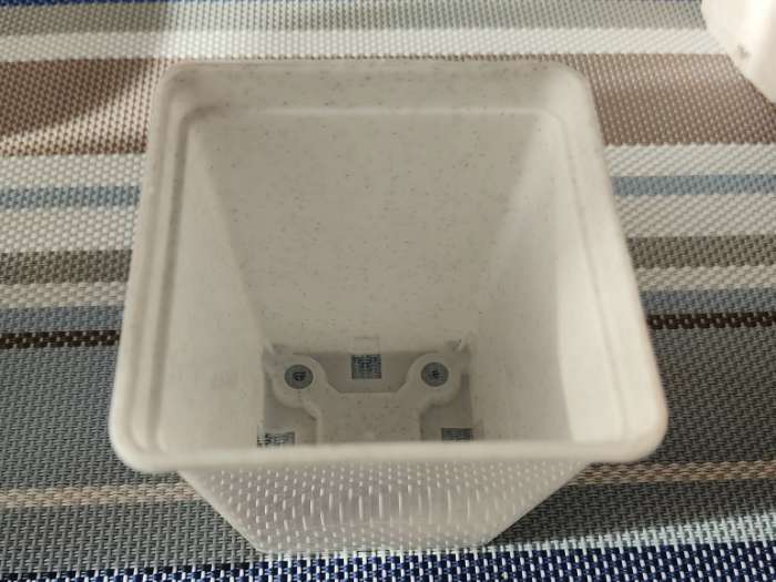 Фотография покупателя товара Горшок для рассады, 500 мл, 9×9×10 см, пластиковый, белый - Фото 8