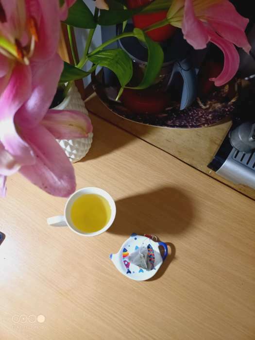 Фотография покупателя товара Подставка под чайный пакетик Доляна «Лаванда», 12×9 см, цвет белый - Фото 4