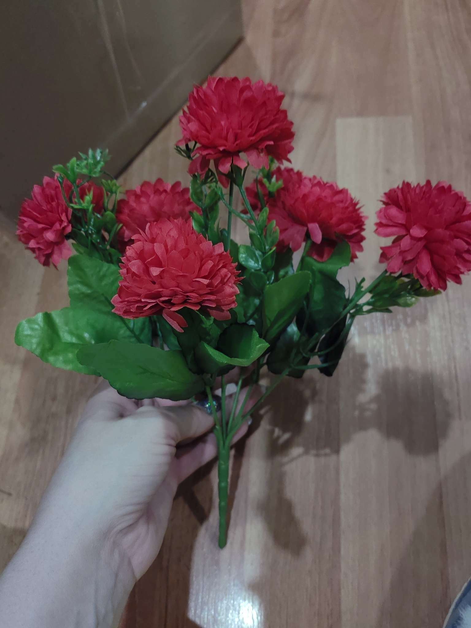 Фотография покупателя товара Букет искусственный «Георгина Элизабет», 5×26 см, МИКС - Фото 6