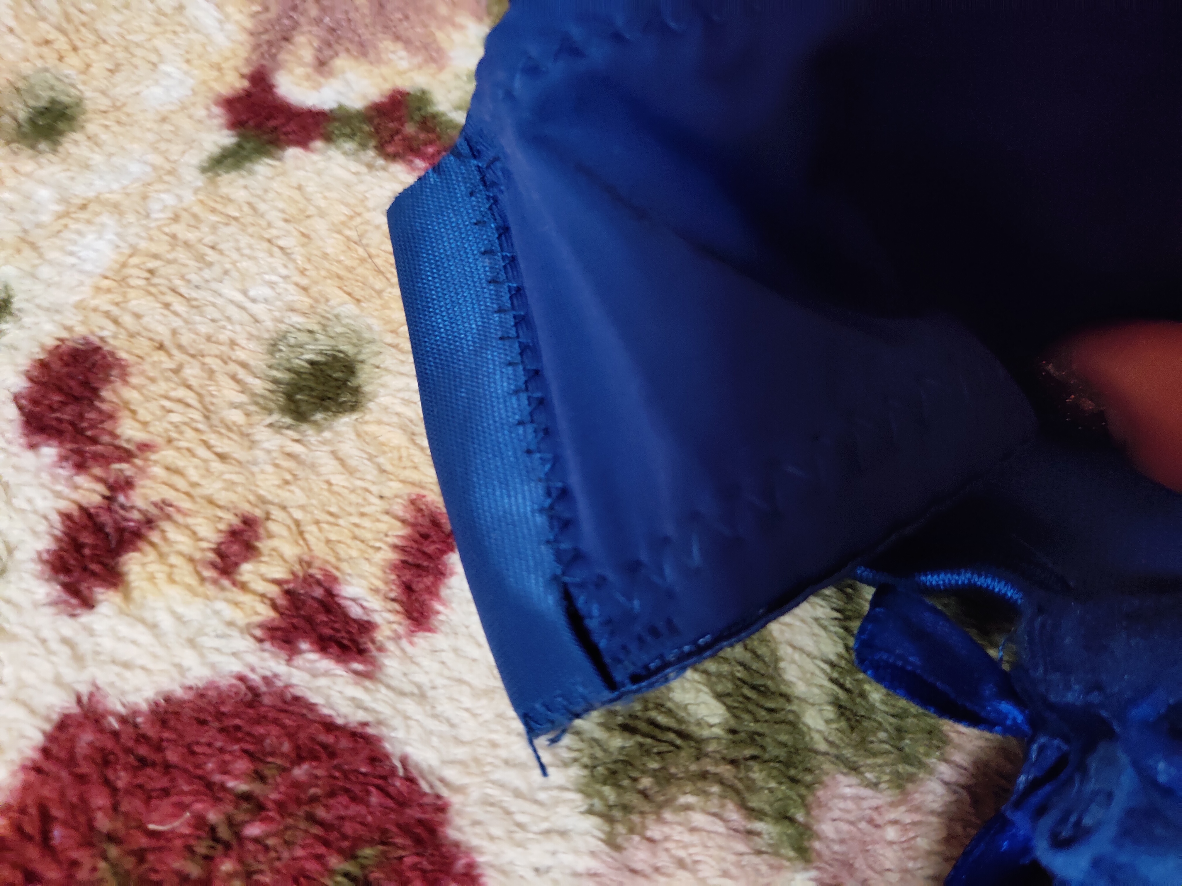 Фотография покупателя товара Бюстгальтер женский «Лоретт», размер 80 D (р-р произв. 95D/E), цвет синий - Фото 3