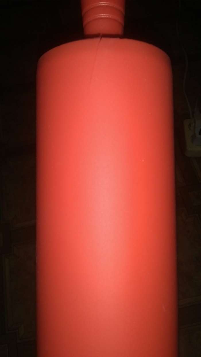Фотография покупателя товара Скалка Доляна «Севилья», 52×6,5 см, цвет красный