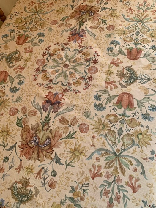Фотография покупателя товара Скатерть «Этель» Floral pattern, размер 147×112 ±2 см с ГМВО, 100% хлопок, саржа 190 г/м² - Фото 1