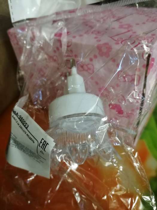 Фотография покупателя товара Ночник пластик "Цветочек" 8х8х7,5 см RISALUX