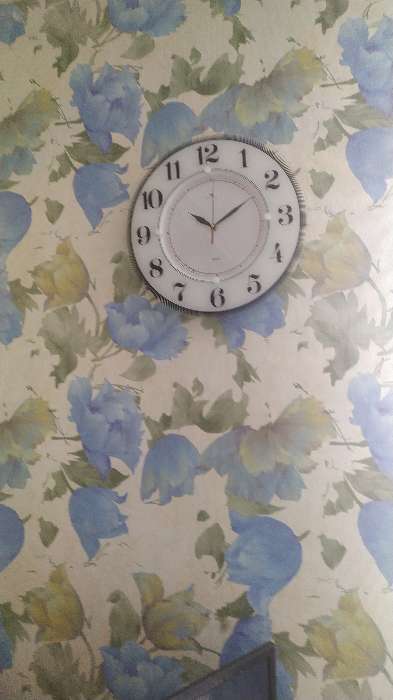 Фотография покупателя товара Часы настенные, интерьерные "Рубин", бесшумные, d-34 см, белые - Фото 3