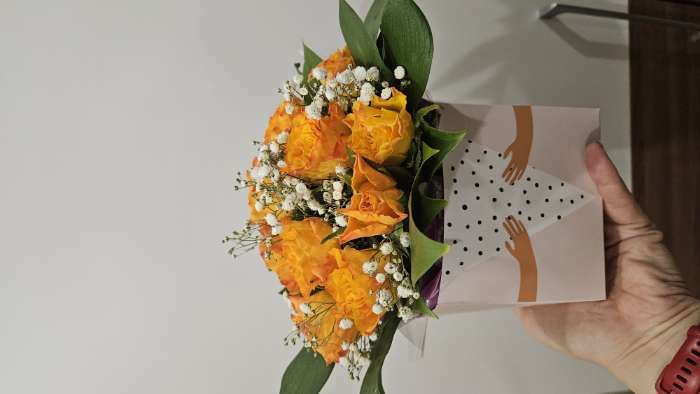 Фотография покупателя товара Коробки для мини букетов «GIRL», 12 × 20 × 10 см - Фото 1