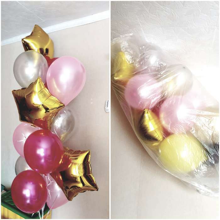 Фотография покупателя товара Букет из шаров «Розовая мечта», латекс макарун, фольга, набор 12 шт. - Фото 6